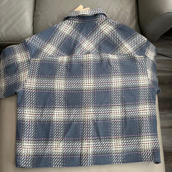 NWT - Scotch & Soda Women’s Lightweight Checked Woven Jacket - Size M - Picture 12 of 16